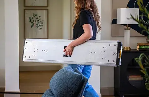 Carrying Bench Carrying Kwik Bench in home